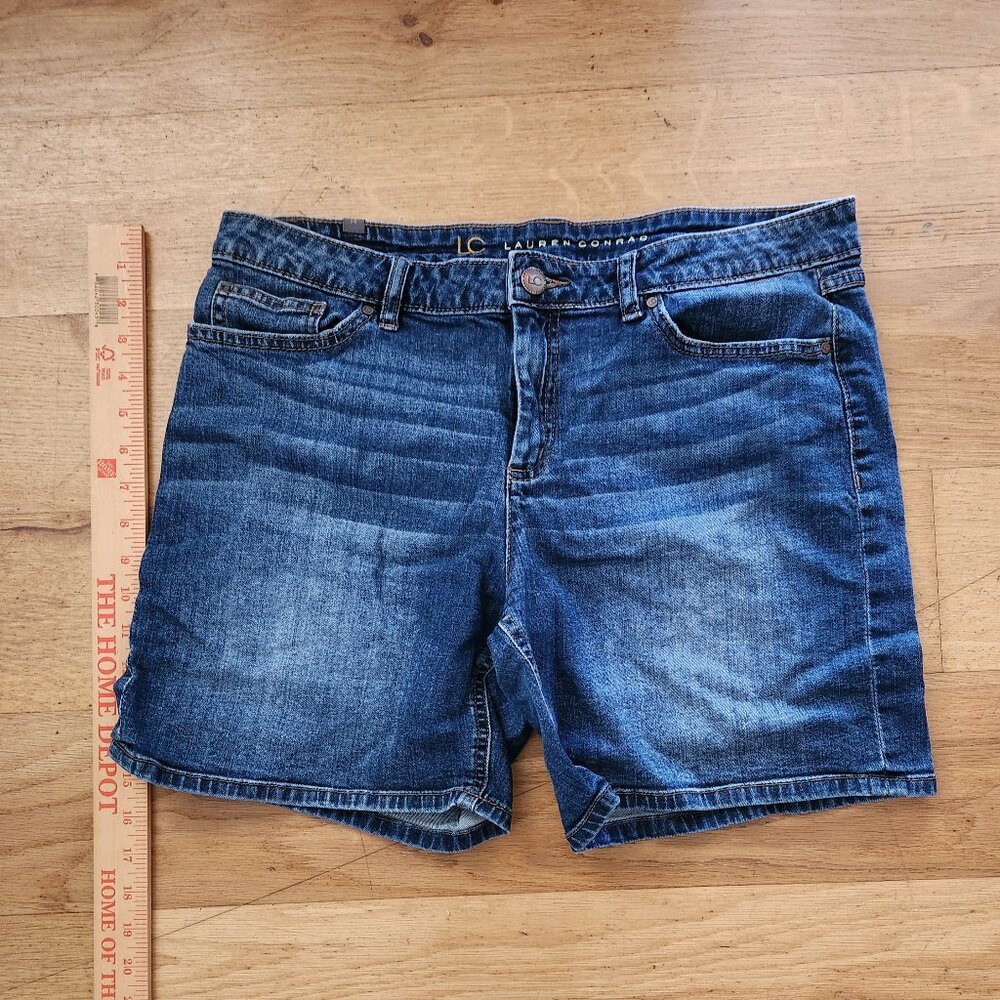 Lauren Conrad Denim Shorts, Sz 14